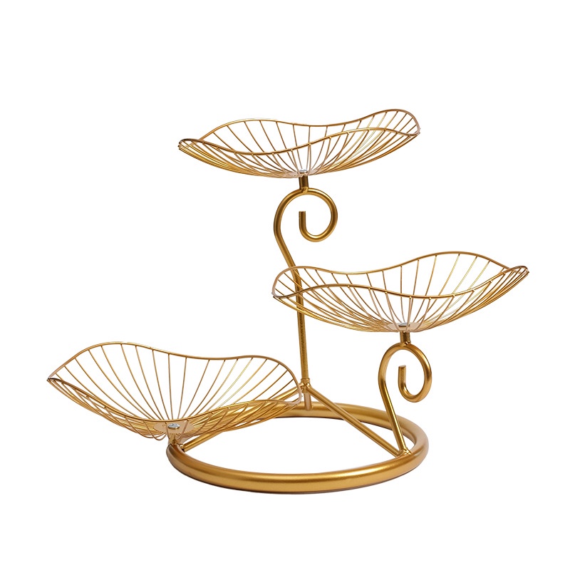 [Mới] Khay đựng hoa quả  bánh kẹo 3 tầng trang trí bàn ăn nhà bếp Khay đựng hoa quả decor bàn trà nhà hàng khách sạn