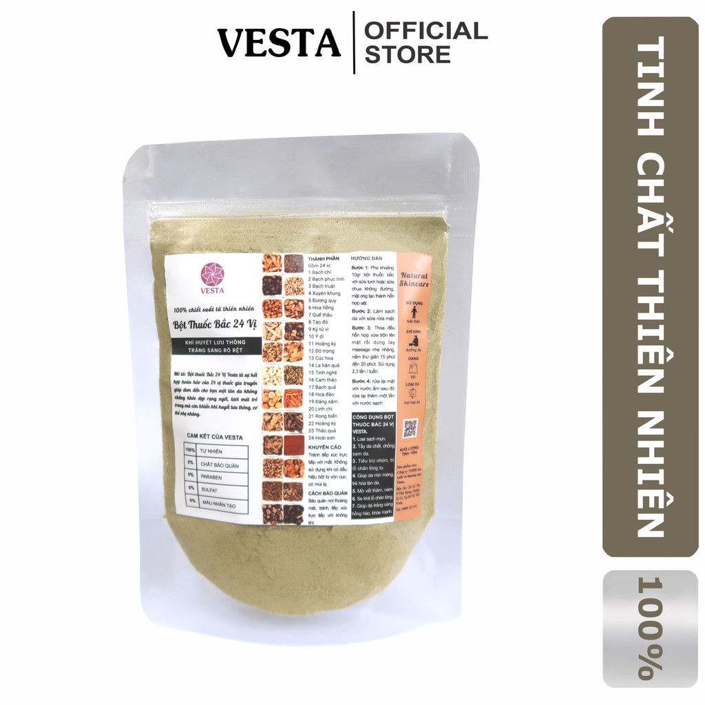 Bột Thuốc Bắc 24 Vị Vesta 100gr | BigBuy360 - bigbuy360.vn