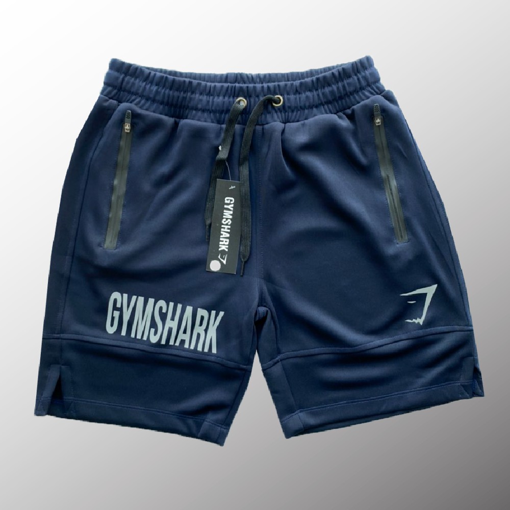 Quần short tập gym Gymshark logo phản quang, khóa chống nước - Quần đùi thể thao cao cấp - BiT Fitness Q.GS.2LG | BigBuy360 - bigbuy360.vn