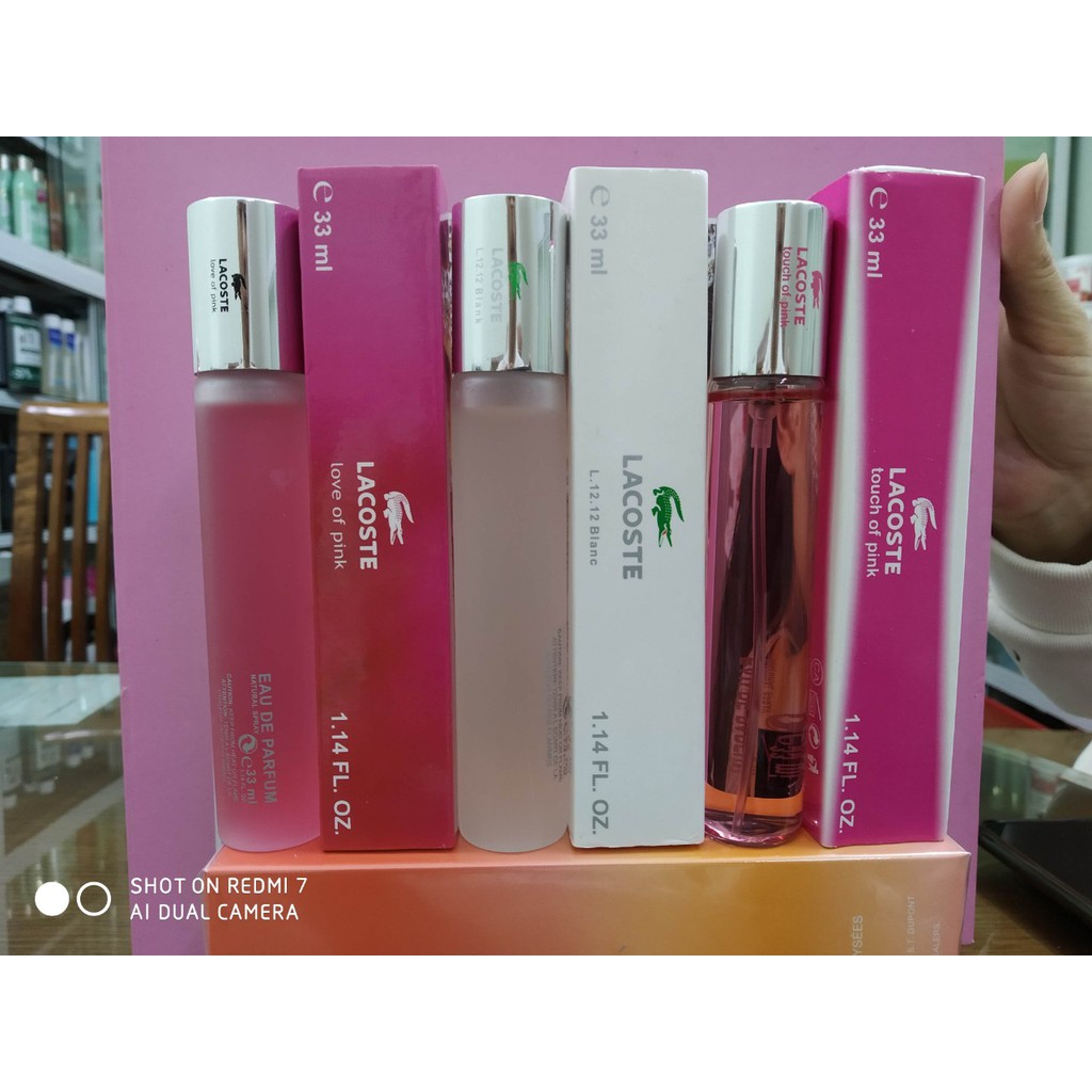 Nước Hoa Lacoste L12.12/ Love of Pink/ Touch of Pink 33ml UK