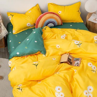 Bộ chăn ga gối poly cúc họa mi nhập khẩu pp