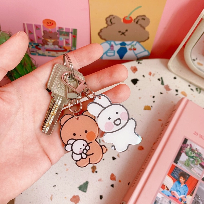 Keyring 20 mẫu móc chìa khoá , điện thoại hoạt hình - tiemcuaan