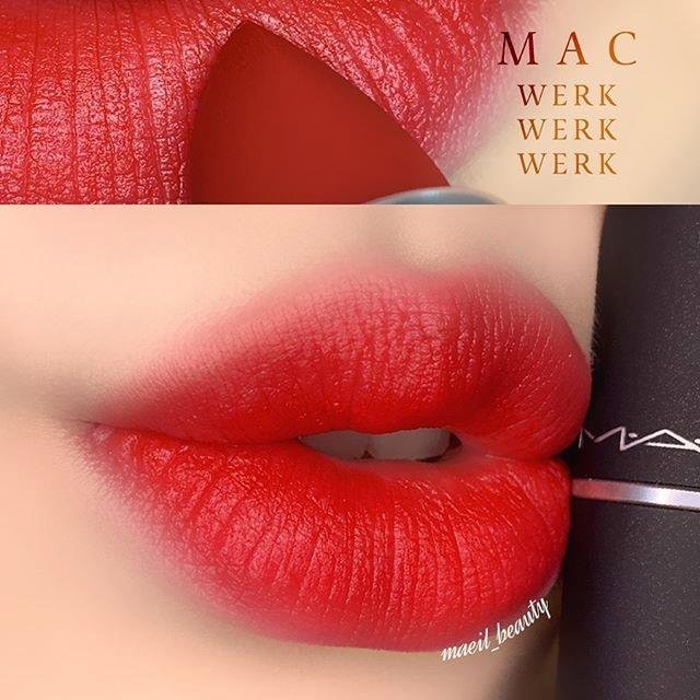 Son MAC Power Kiss Lipstick màu 922 Werk Werk Werk 3g