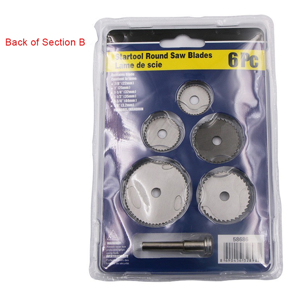Set 6 lưỡi cưa DIYMORE bằng thép tốc độ cao chuyên dụng cho đồ gỗ