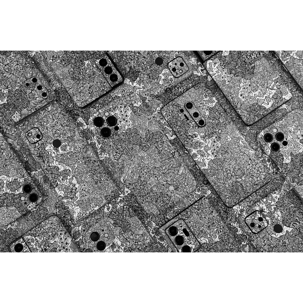 Skin dán điện thoại mẫu Robot Camo