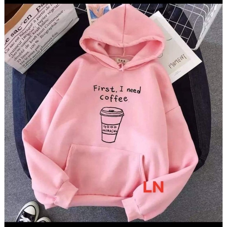 Áo hoodie hộp coffee LN11