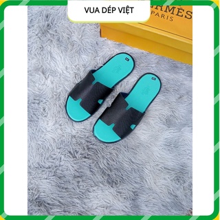 Dép thời trang nam quai ngang hm 4 màu đế cao 4cm mang êm chân mẫu hot 2021