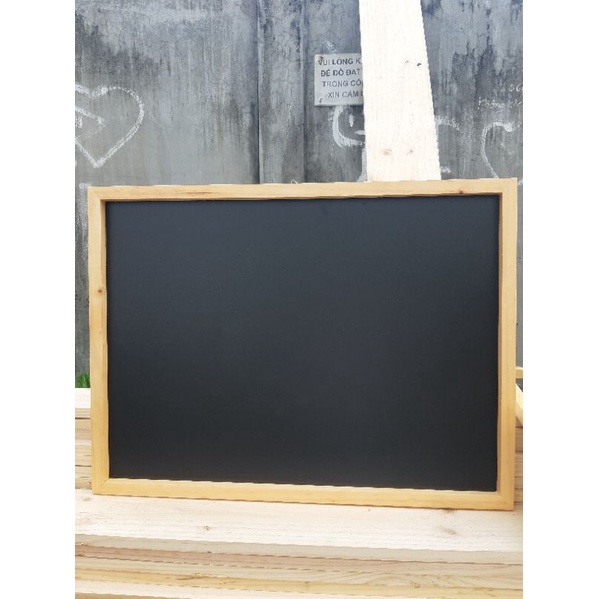 Bảng đen menu 60*80 treo tường tặng bảng treo cửa mini