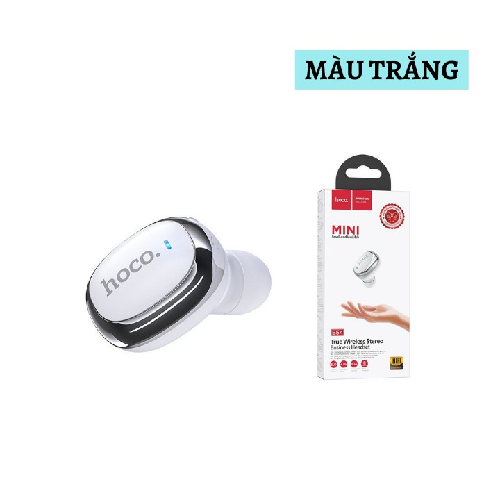 Tai Nghe Bluetooth Mini⚡️HOCO E54 ✔Âm Chất ✔Bluetooth 5.0 ✔Pin 4 Giờ ✔Nhỏ Gọn ✔Dễ Dàng Mang Theo [BẢO HÀNH ĐỔI MỚI]