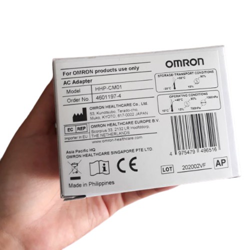 ✅ Bộ Đổi Điện (Cục Nguồn Adapter) Huyết Áp: Omron (Chính Hãng DKSH Việt Nam) -VT0021 | Y Tế Vạn Thành