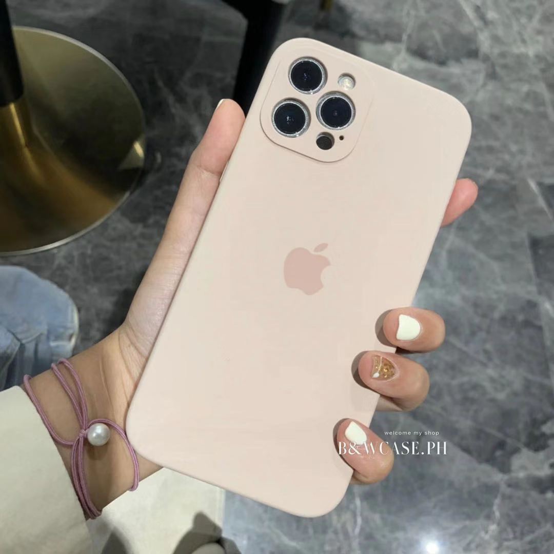 Ốp Lưng Silicone Chống Sốc Màu Hồng Thời Trang Cho Iphone 12 Pro Max 12 Mini 11 Pro Max Iphone11