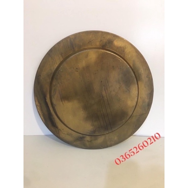 MÂM ĐỒNG TRƠN 57 CM NẶNG 2.5 kg chất liệu bằng đồng nhà sản xuất