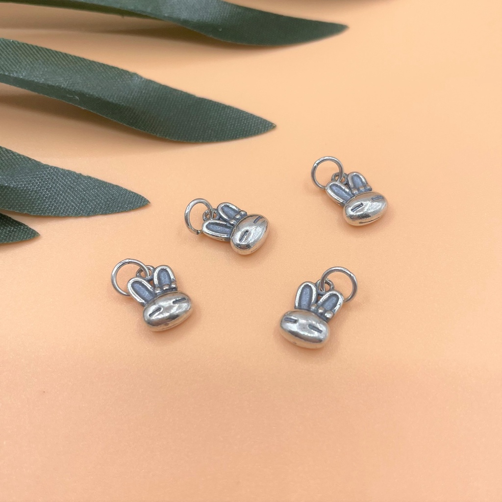 Charm bạc thái móc treo hình thỏ - Charm Bạc 925 - Mã CA830