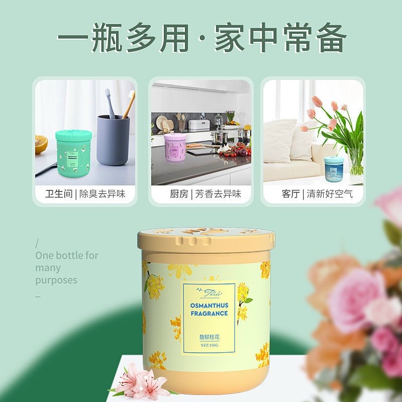 Sáp thơm phòng khử mùi phòng ngủ nhà vệ sinh toilet ô tô với 6 mùi hương tự nhiên