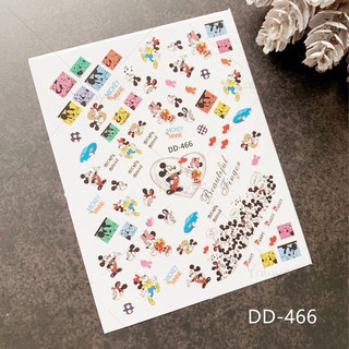 Stick dán móng trang trí hoạ tiết mickey Thiên Di Nail