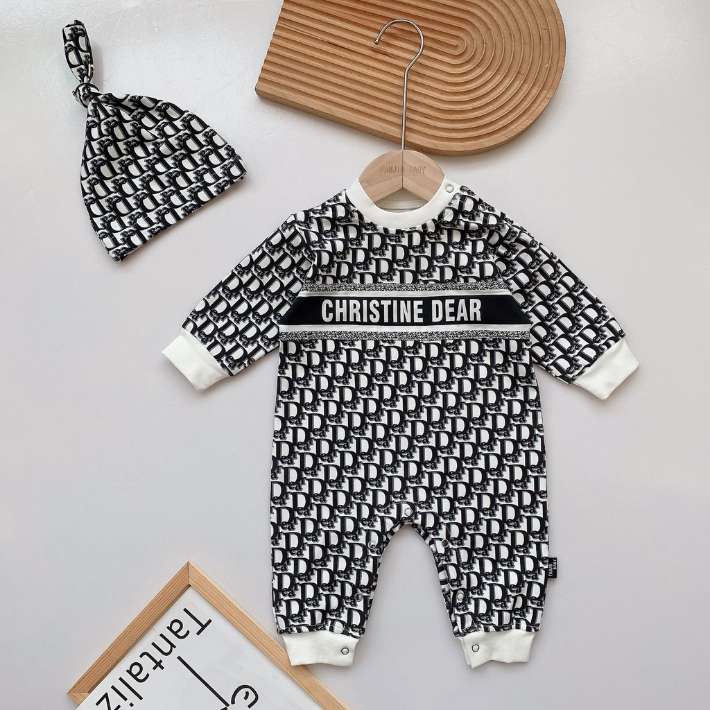 Romper mùa thu , bộ liền thân cho bé hàng quảng châu cao cấp
