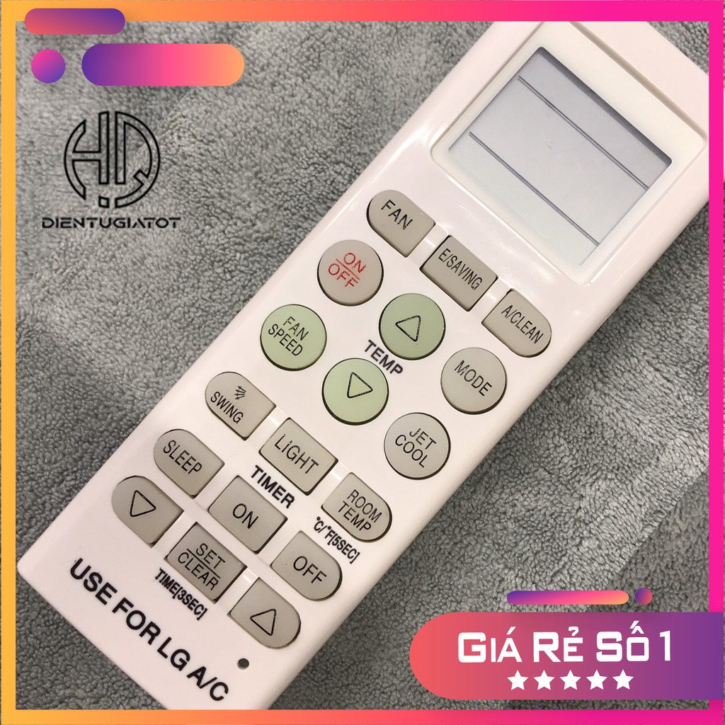-BH 3 Tháng- Remote điều khiển máy lạnh LG E09SQ dài-18 nút Inverter