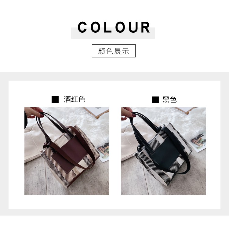 Túi ĐEO VAI nữ VẢI LEN (VỪA A4 ĐI HỌC ĐI LÀM ĐI CHƠI) giá SOCk Phong cách Hàn Quốc