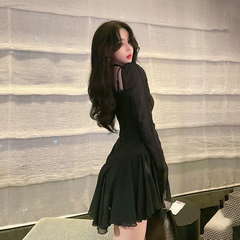 Đầm Dây Nữ Cộc Tay Xếp Ly Thời Trang Hàn