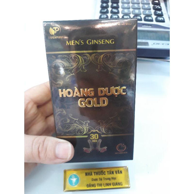 (che tên sản phẩm)(bổ thận Nam) MENS GINGSENG HOÀNG DƯỢC GOLD của công ty TRADIPHAR