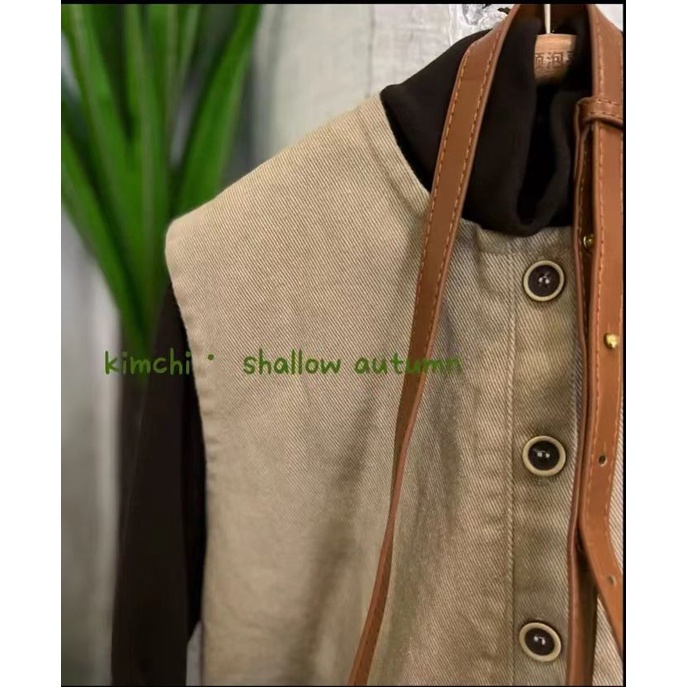 Bộ Áo Liền Quần Cotton Dáng Rộng Phong Cách Mori Hàn Quốc Nhật Bản Thời Trang Thu Đông Hàng Mới Dành Cho Bé Trai Và Bé Gái