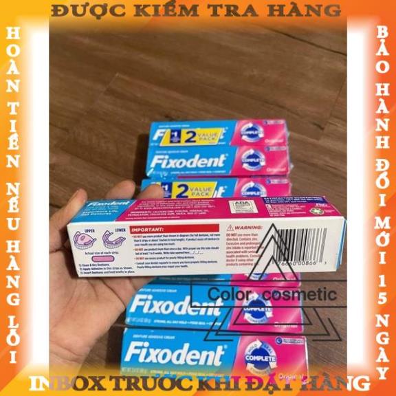 Keo Dán Hàm Răng Giả Fixodent 68g (1 tuýp) yenphuong