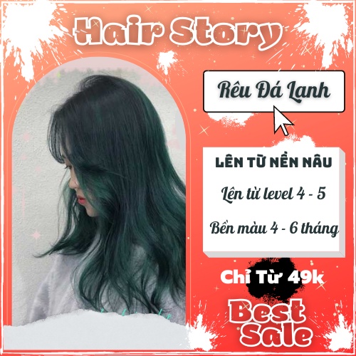 Thuốc Nhuộm Tóc Màu Rêu Đá Lạnh Không Tẩy | Storyhair, Storyhairs