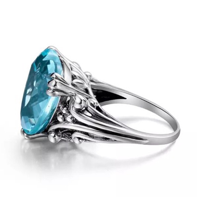 Nhẫn Đeo Tay Kim Loại Mặt Hình Trái Tim Đính Đá Thời Trang Cho Nữ | BigBuy360 - bigbuy360.vn