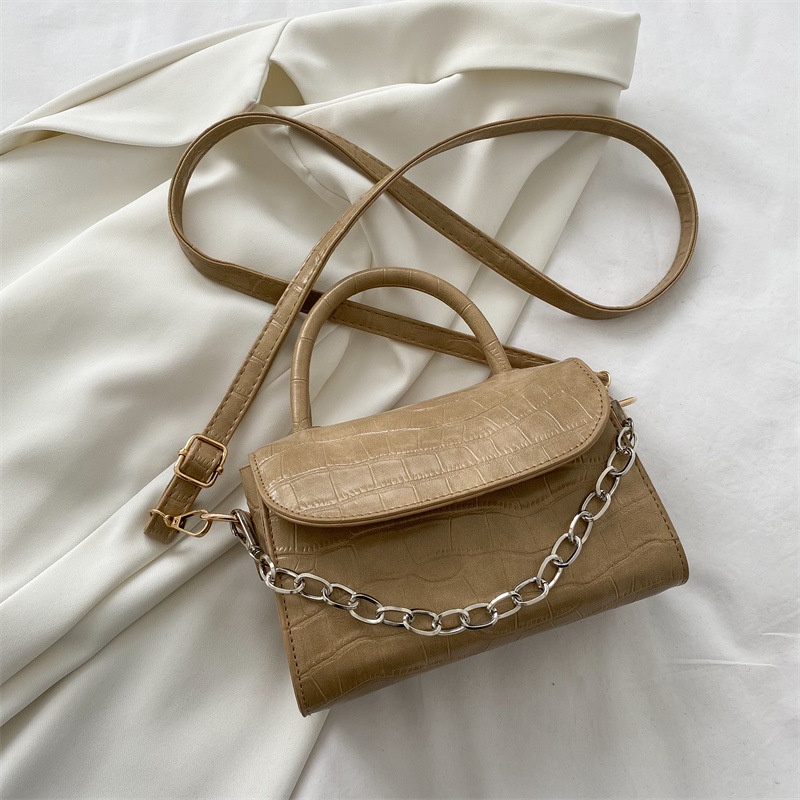 Túi Đeo Chéo Hình Vuông Nhỏ Thiết Kế Đơn Giản Kiểu Mới Phong Cách Cổ Điển 2022 Cho Nữ