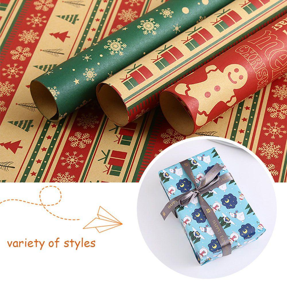 LAKAMIER Cuộn Giấy Kraft Gói Quà Handmade Chất Lượng