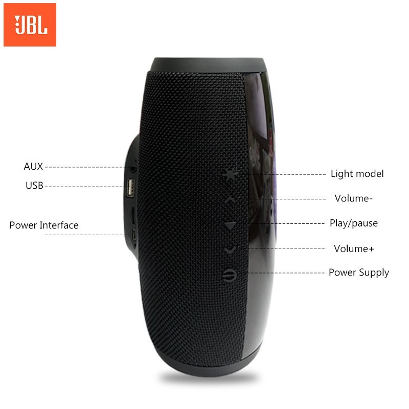 Loa Bluetooth 5.1 Chất Lượng Cao Tỷ Lệ 1: 1 Jbl Pulse 5