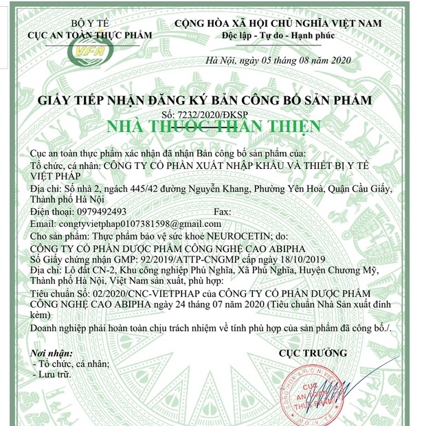 NEUROCETIN – Giúp tăng tuần hoàn não, giảm các triệu chứng mệt mỏi, đau đầu, chóng mặt, tê bì chân tay (30 viên)