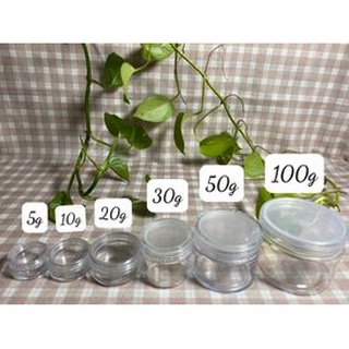 HỦ CHIẾT, HỦ ĐỰNG KEM - HỦ MICA NẮP TRONG 5G/10G/20G/30G/50G/100G