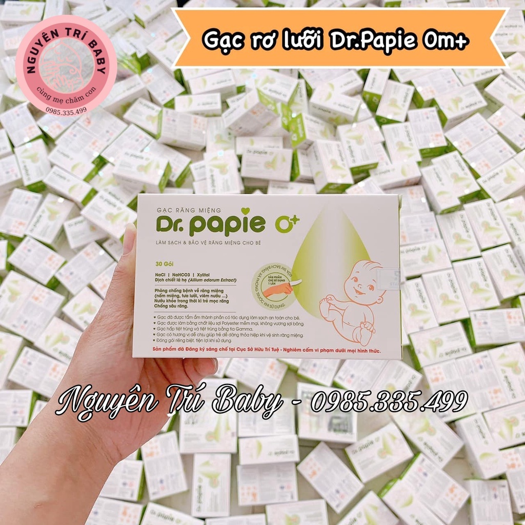Gạc rơ lưỡi Dr.Papie