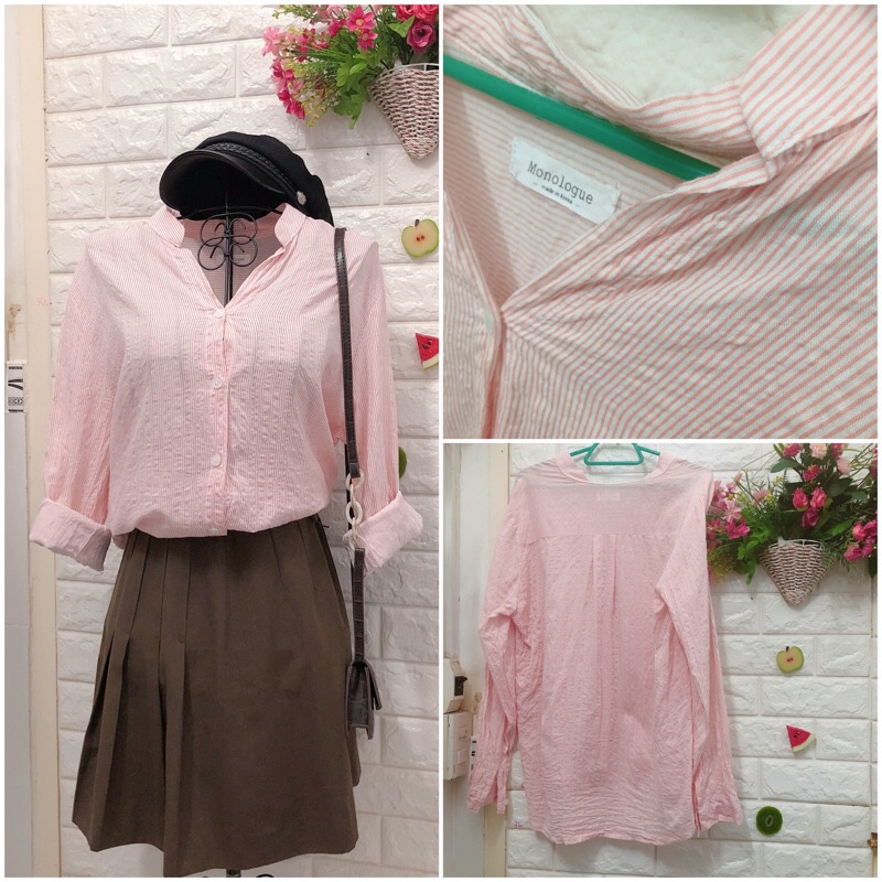 Sơ mi hiệu caro đẹp nhức nhói dưới 65 kg