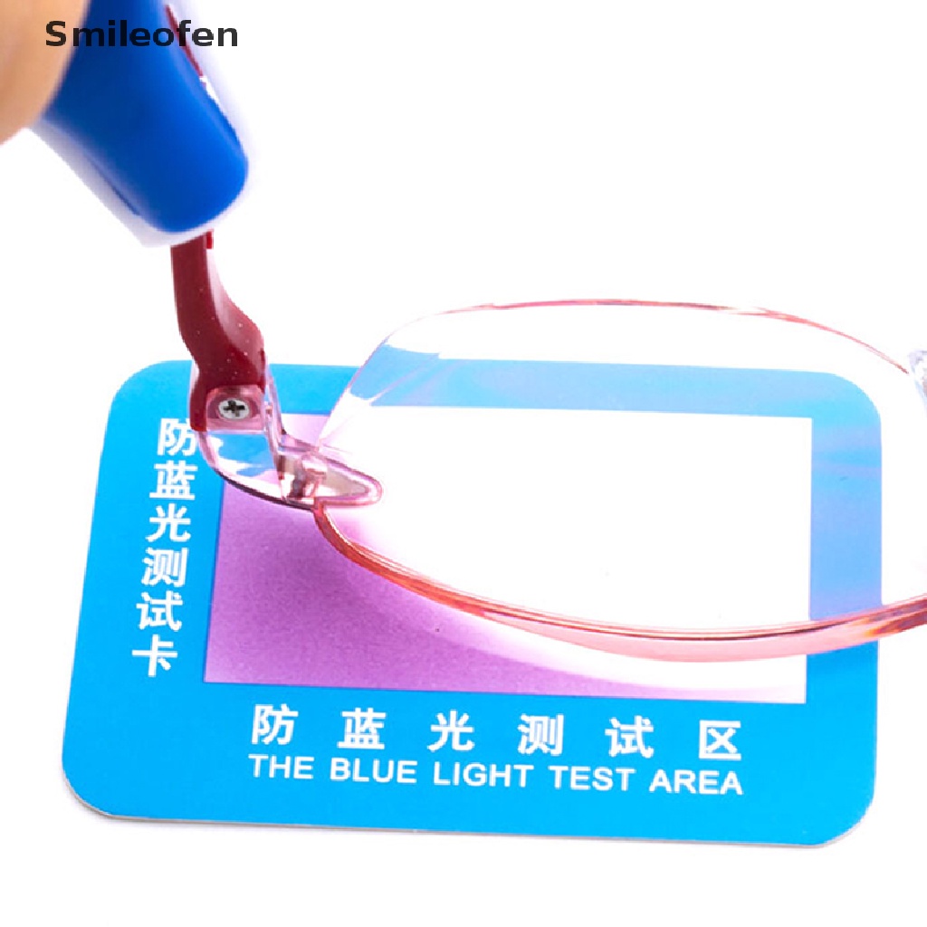 [Hàng mới về] Bộ 10 thẻ kiểm tra kính mát phân cực chống tia uv ánh sáng xanh có thể tái sử dụng an toàn sức khỏe