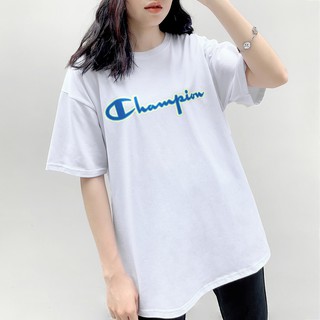 Áo Thun Logo Champion Màu Trắng