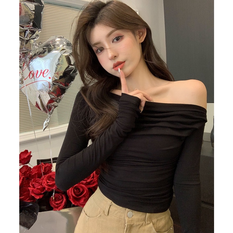 Áo Thun Tay Dài Thiết Kế Độc Đáo Thời Trang Mùa Thu Dễ