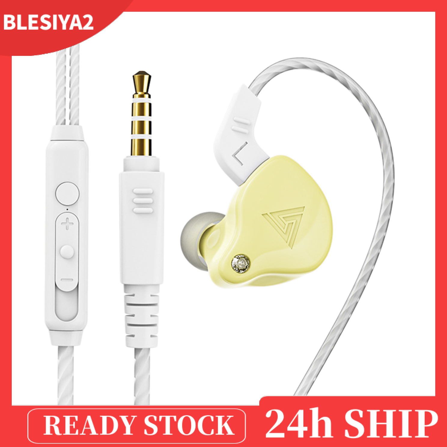 [BLESIYA2]Earphones Wired Earbuds Enhanced HiFi Stereo Sound Noise Isolating 3.5mm Headphone in Ear with Microphone Clearer Calls, Lightweight