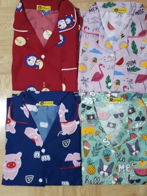 CHUYÊN SỈ ÔM LÔ ĐỒ BỘ ĐÙI PIJAMA KATE THÁI LOẠI 1