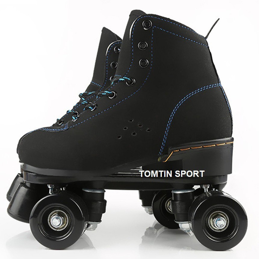 Giày patin 2 hàng bánh người lớn và thiếu niên đi được ngay không cần tập Tomtin Sport