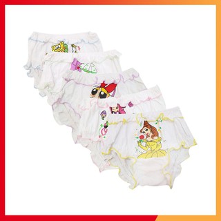 Quần lót bé gái cotton nguyên sợi 100% siêu nhẹ, siêu mềm