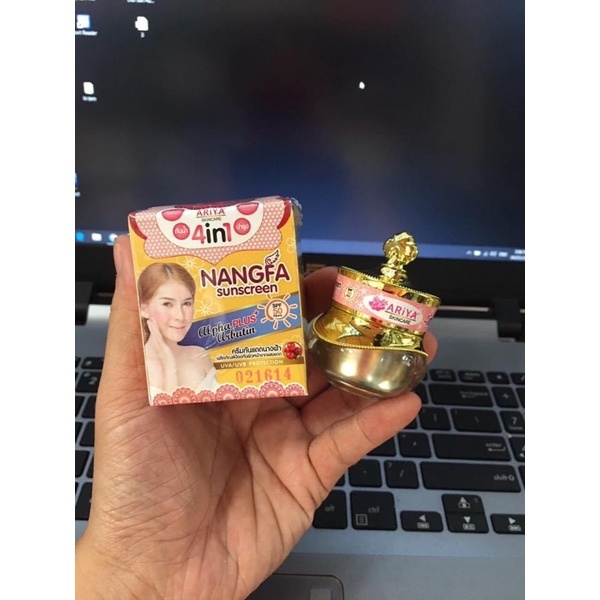 [Hiệu Qủa 100%]Kem Chống Nắng Dưỡng Trắng Da Che Khuyết Điểm Nangfa Sunscreen Ariya 4in1 SPF 50 Thái Lan