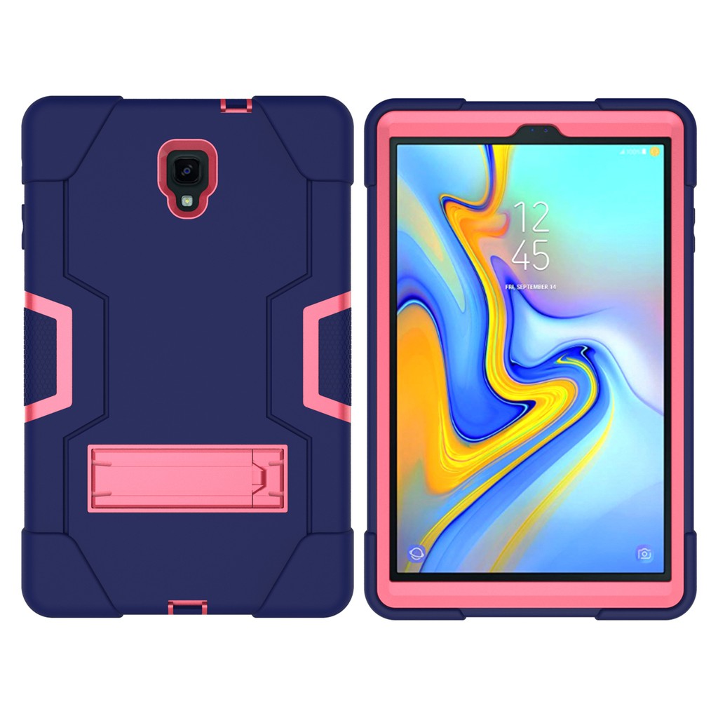 Samsung Galaxy Tab A 10.5 2018 SM-T590 T595 T597 multiple protection heavy armor case with bracket hit color tablet cover