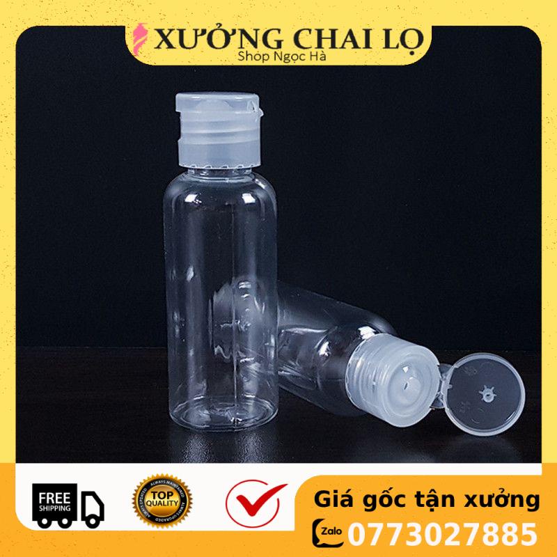 Chai Chiết Mĩ Phẩm ❤ GIÁ RẺ NHẤT ❤ [20ml,30ml,50ml] Chai lọ nhựa pet trong nắp bật chiết mỹ phẩm , phụ kiện du lịch