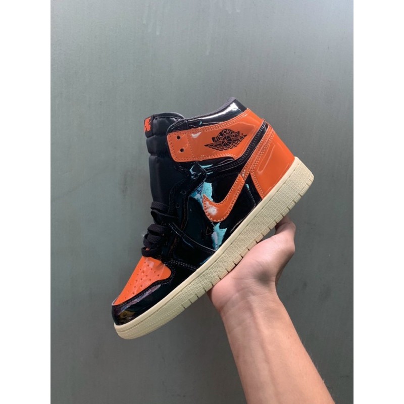 [ VIDEO + ẢNH THẬT ] GIÀY SNEAKER JORDAN CAO CỔ CAM BÓNG | BigBuy360 - bigbuy360.vn