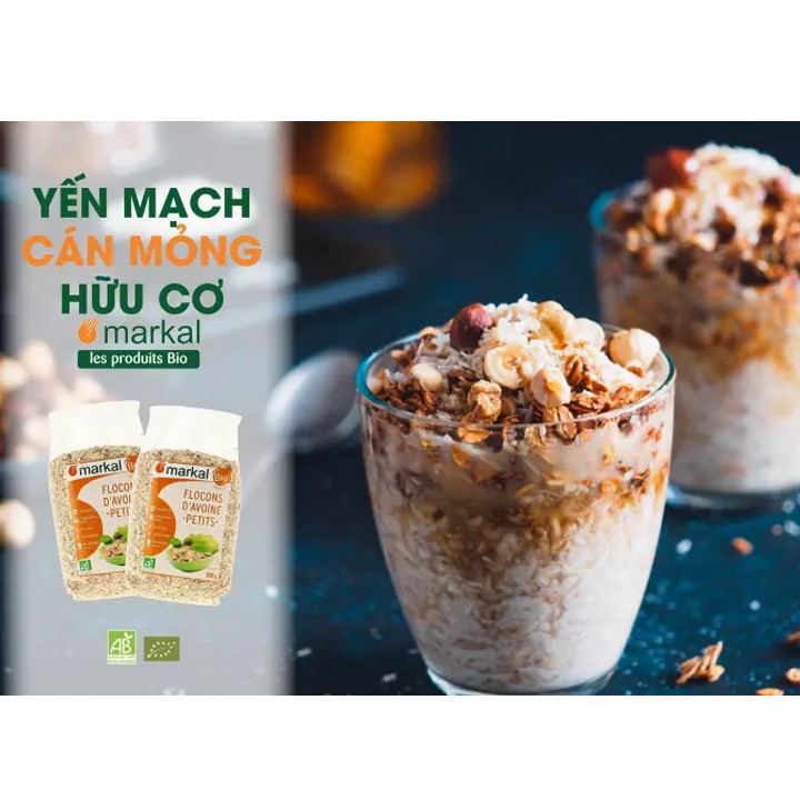 Yến mạch cán mỏng hữu cơ Markal 500g | BigBuy360 - bigbuy360.vn