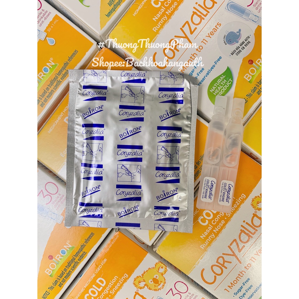 Muối uống vi lượng Boiron ColdCalm, Coryzalia cho bé từ 1m+