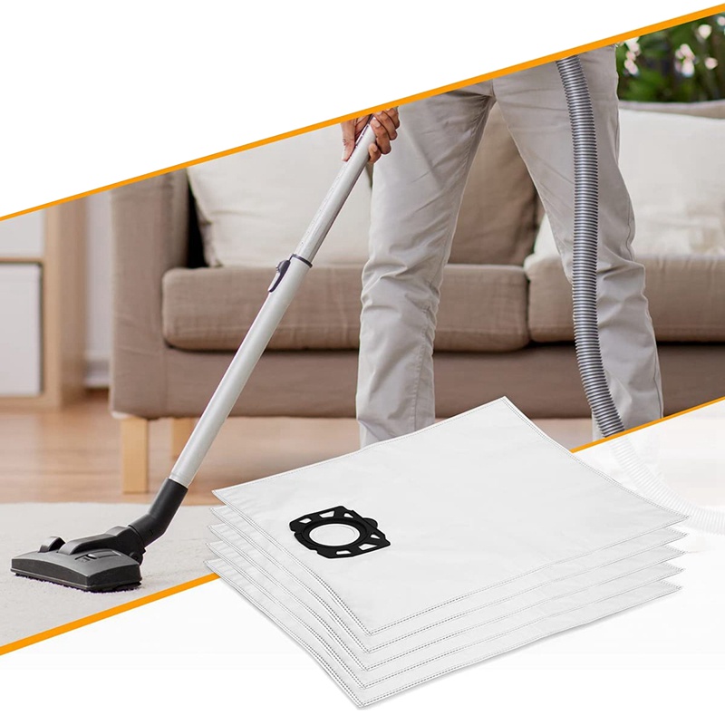 Bộ 12 Túi Lọc Cho Máy Hút Bụi Karcher WD4 WD5 WD6 MV4 MV5 MV6