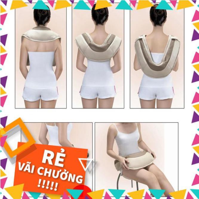 ☼Giá Hủy Diệt☼ Đai Massage Đấm Lưng, Vai, Cổ, Gáy Neck Shoulder W-808 Cao Cấp